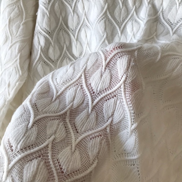 Vintage White Button Down Cardigan - Picture 5 of 5